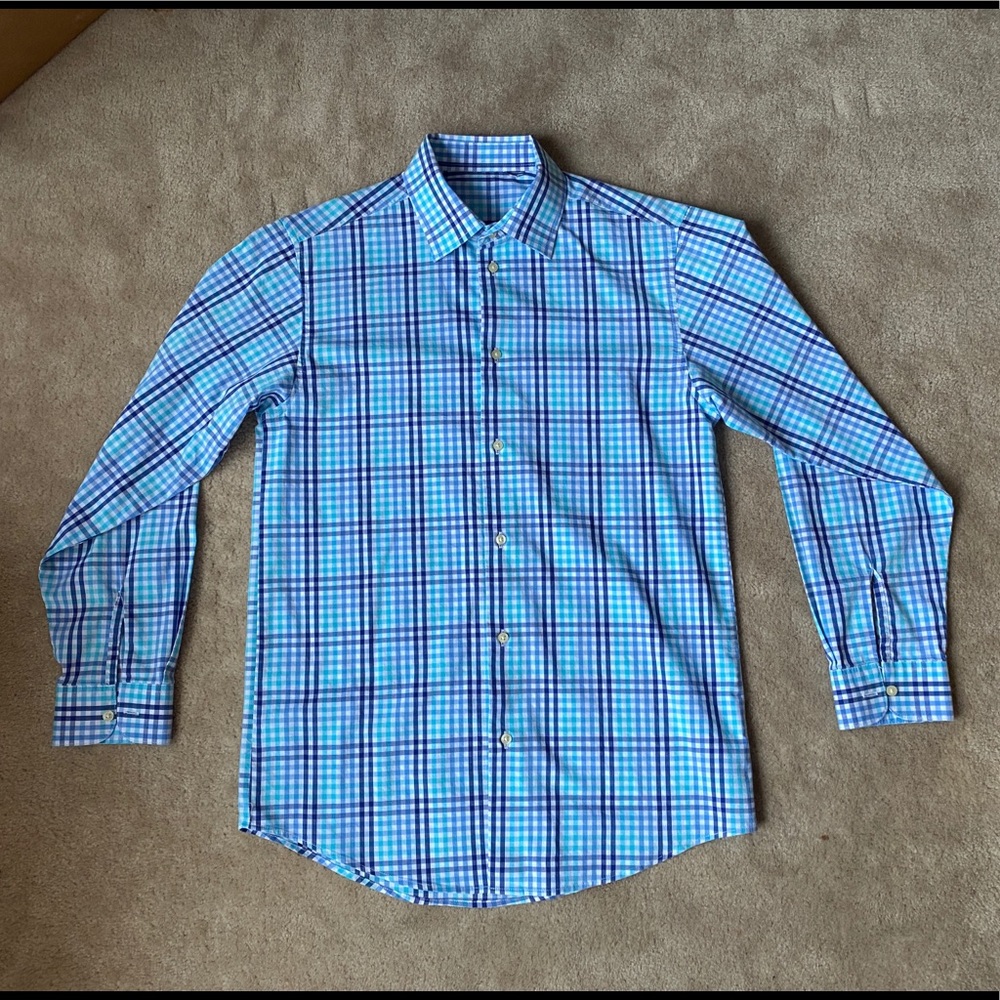 Chaps Dress Shirt (XL 18/20) Serenity Blue